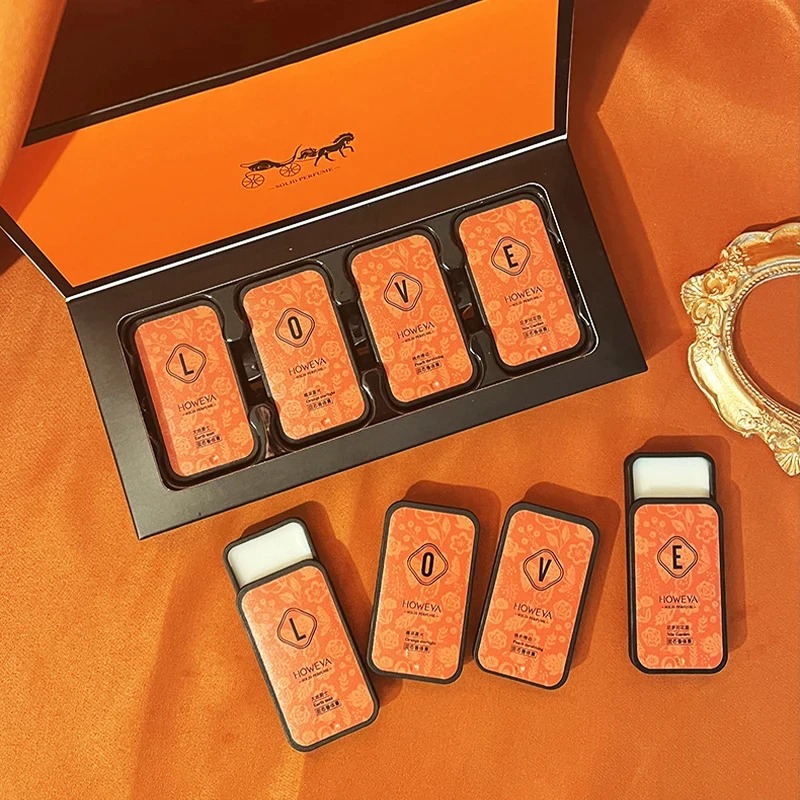 Perfume Fragrance Samples - Набор из 4 твердых духов, цветочные
