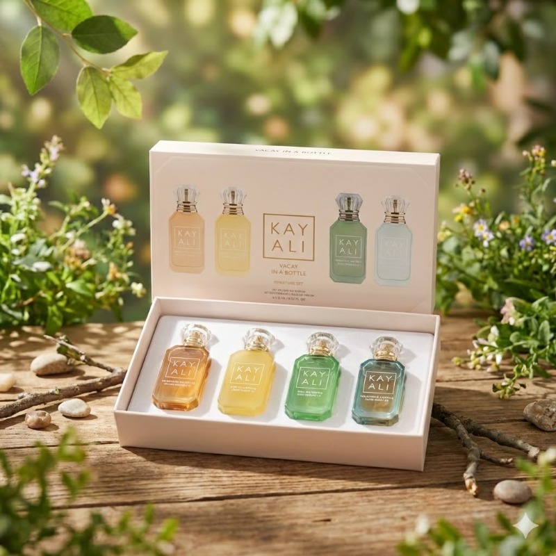 Perfume Fragrance Samples - Набор унисекс-парфюмов KAYALI, 4*10 мл: Стойкие,