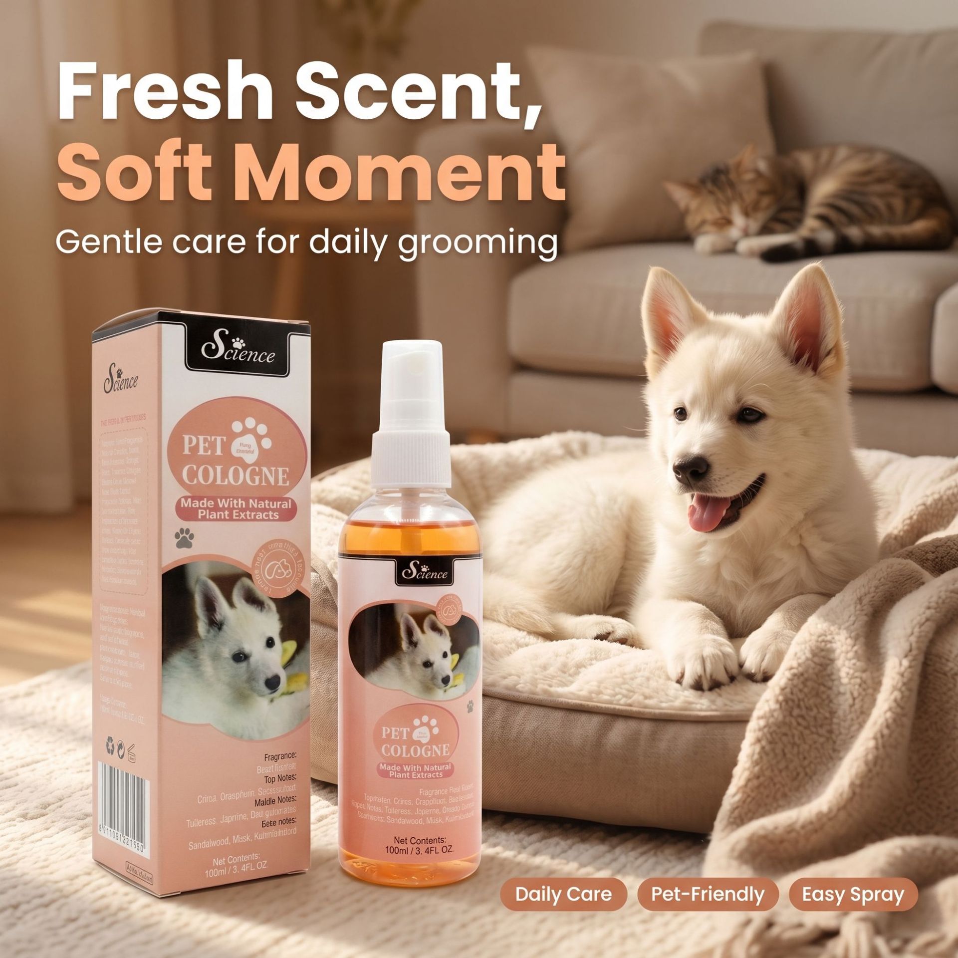 Perfume Fragrance Shampoo - 100 мл спрей-дезодорант для устранения запаха
