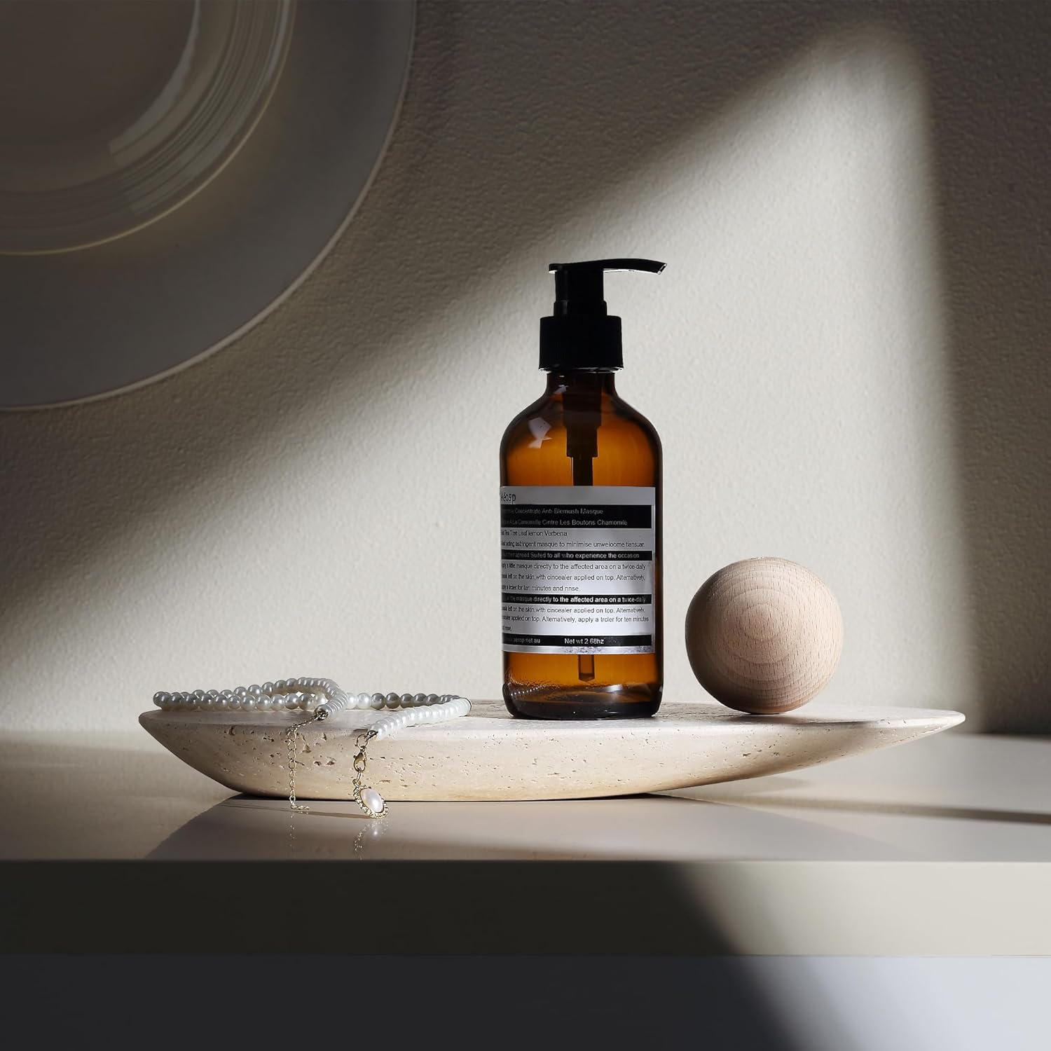 Perfume Fragrance House - Поднос из травертина для ванной комнаты